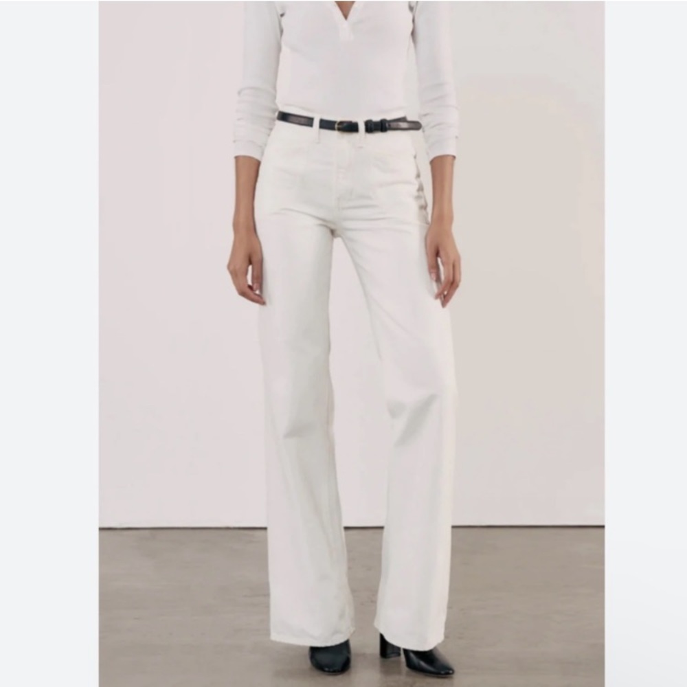 Nili Lotan New York Francois Denim Jeans Women’s size 28 in Cream Wash 1046